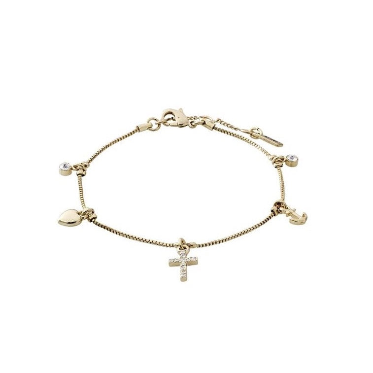 ANET Charm Chain Bracelet in Gold or Silver