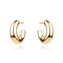 LISAH Tube Gold Hoop Earring (sml)