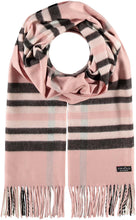 PLAID Light Rose Blanket Scarf Cashmink®