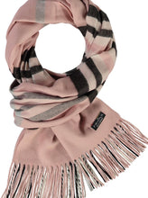 PLAID Light Rose Blanket Scarf Cashmink®