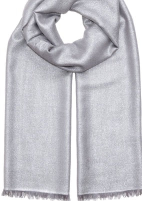 Solid Metallic Woven Evening Wrap (4 colours)