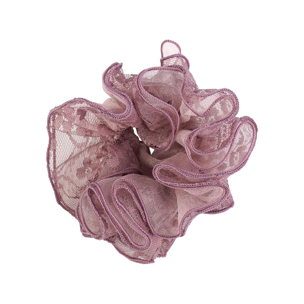 Trimmed Lace Lux Scrunchies