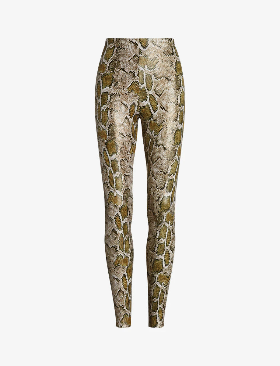 Cheap Charmleaks Women's Faux Leather Leggings Leopard Print