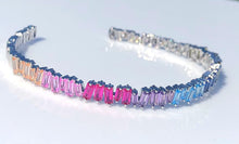 RAINBOW Cubic Zirconia Crystal Bangle