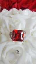 BEAU Fire Red Cubic Zirconia Ring