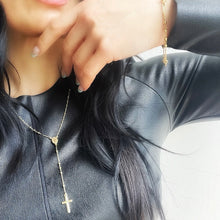 ROSARY Drop Necklace - 3 Colours Amen Collection