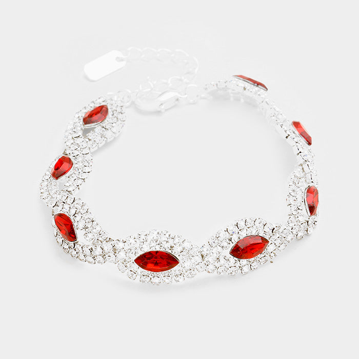 NESIE Evening Elegant Crystal Bracelet (4 Colours)
