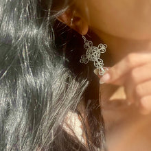 CATHEDRAL Laser Cut Cross Earrings 2 Colours