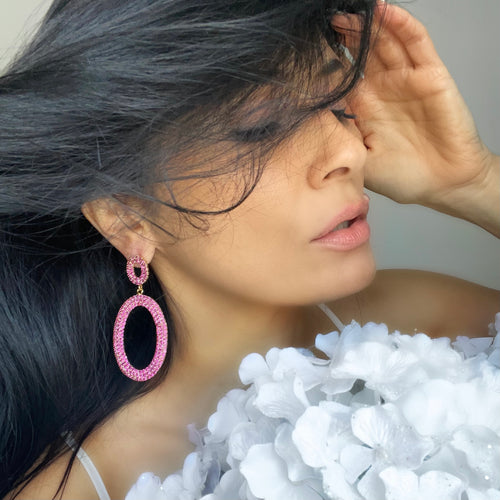 EMMIE Statement Crystal Earrings - 6 Colours