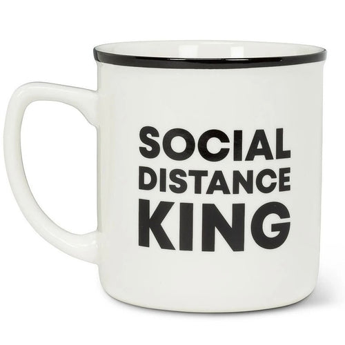 SOCIAL DISTANCE KING Ceramic Mug