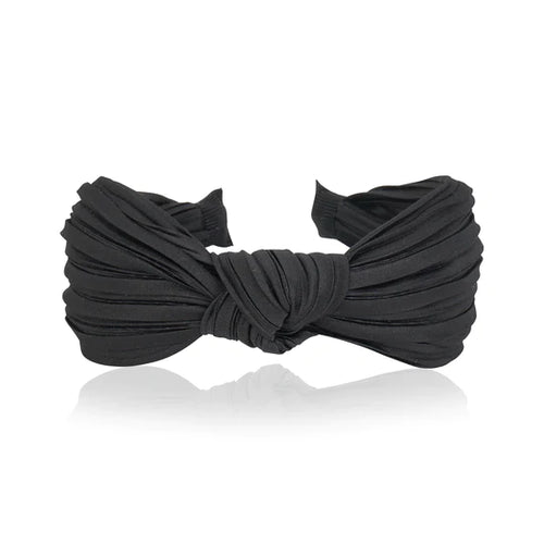 Top Knot Ribbed Hair Band (2 colours)