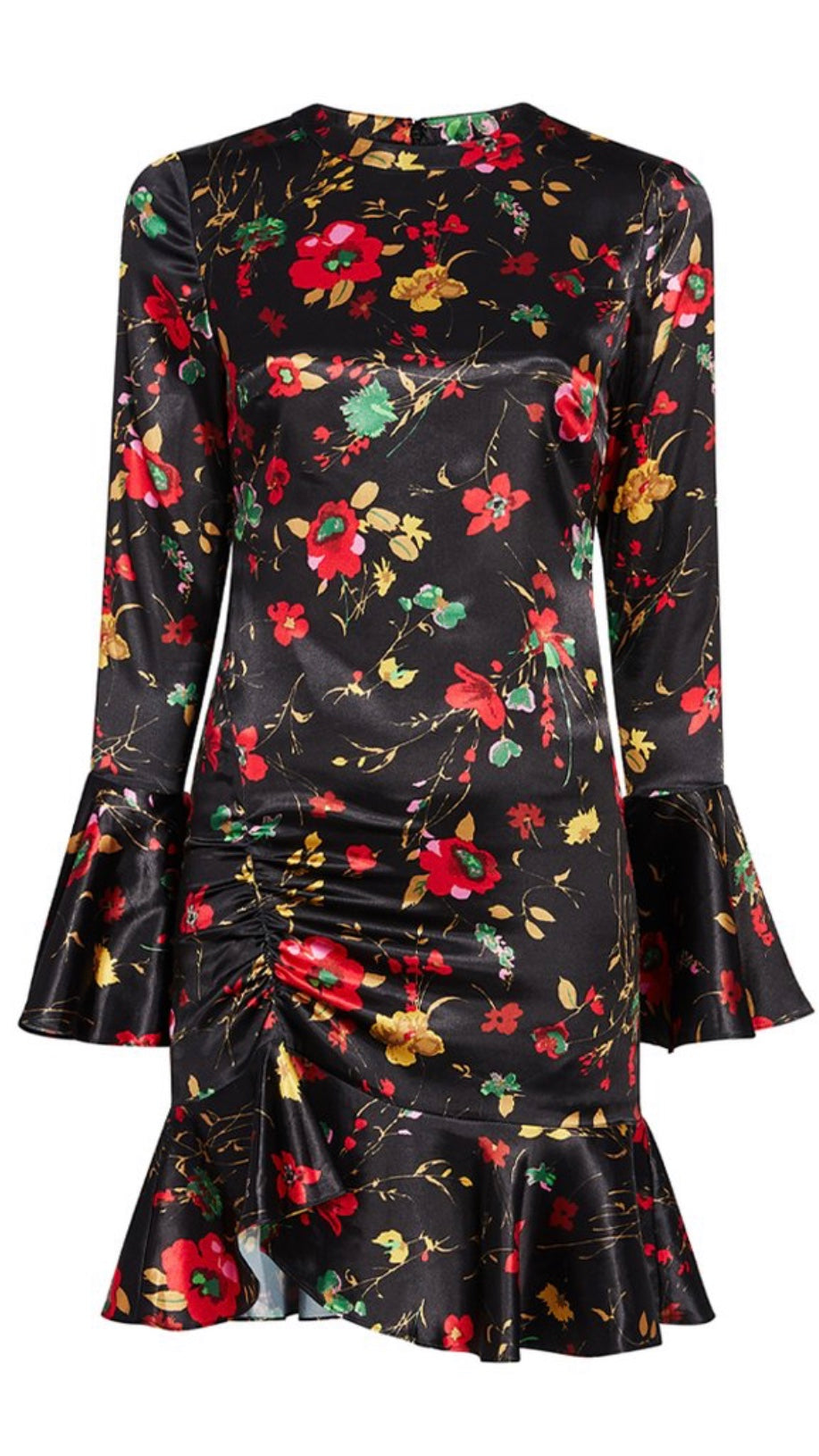 reilly floral mini dress Reilly Embellished Mini Dress in Orange