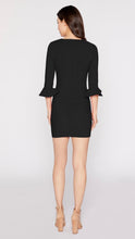 BEDFORD Fitted Long-Sleeve Mini Dress