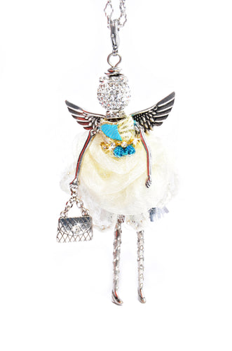 POSITIVITY Angel Key Chain And Necklace