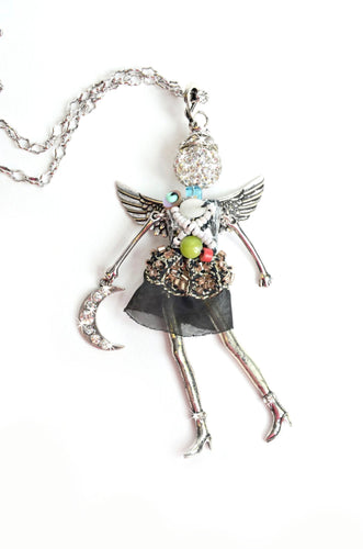 JUST BECAUSE Angel Key Chain And Necklace