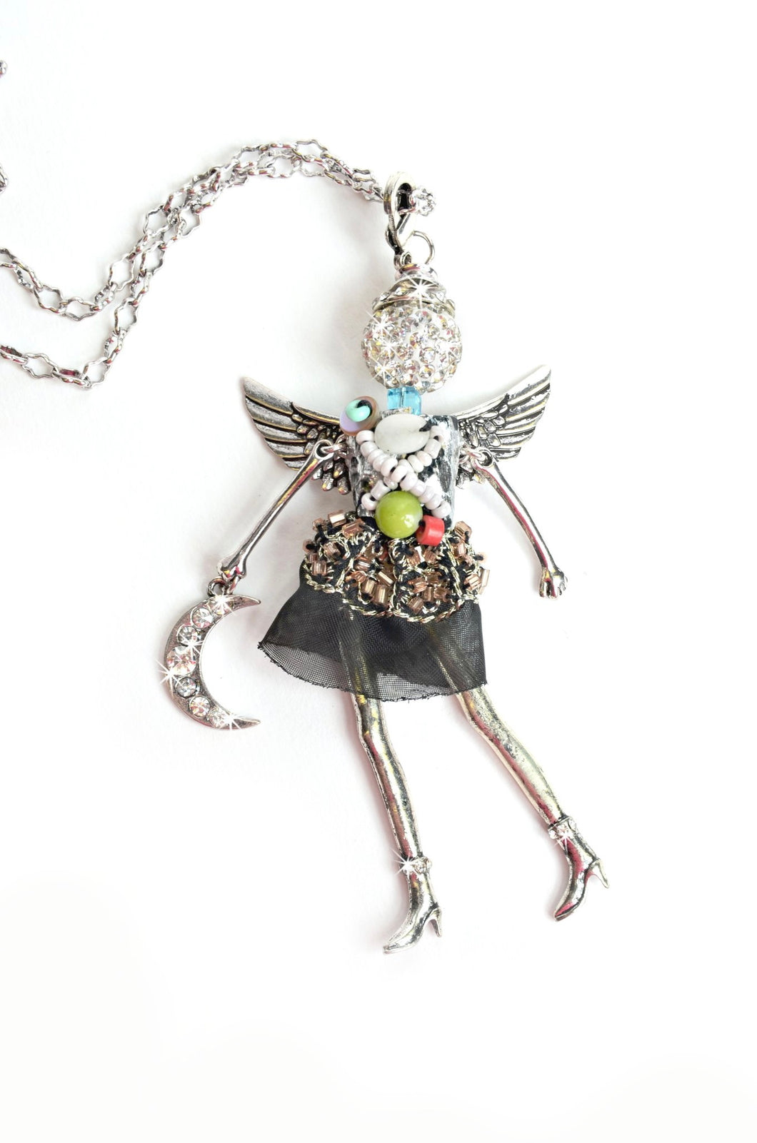 JUST BECAUSE Angel Key Chain And Necklace