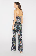 GENEVIEVE Floral Sequin Jumpsuit