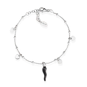 LUCKY HORN Black Bracelet - Amen Collection