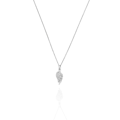 ANGEL WING Silver Necklace - Amen Collection